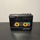 Sony Wm-f77 Walkman Stereo Cassette Player Fm am W  Vintage Sony Headphones