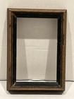 Antique Vintage Small Deep Solid Wood Picture Frame