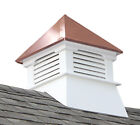 Accentua Teton Vinyl Cupola With Copper Roof  20 In  Square  26 In  High 