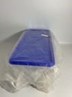 Vintage Tupperware Jumbo Bread Keeper Storage Container Sheer  Blue Lid  606-3