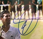 Novak Djokovic Tennis  Hand Signed  Autographed 8x10 Color Photo  Beautiful  5