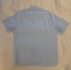 Van Heusen Never Tuck Non-iron Regular Fit Blue Ss Dress Shirt Xl 17-17 5