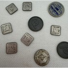 Vintage Illinois Tax Tokens 1 1 2 Uncle Sam Play Money Philadelphia Mint Lot
