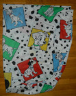 Vtg Vintage Disney 101 Dalmatians Fitted Twin Bed Sheet