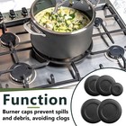 5 Pcs W10832694 Gas Stove Burner Cap For Whirlpool Ranges   Replaces W1059713   