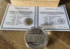 Nicaragua 200 A  os Independencia  Metal Proof  Coin With Certificate Bicentenary