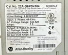 Allen Bradley 22a-d6p0n104 Ser A Ac Drive 3hp 7 5a 342-528vac 48-63hz