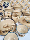 Pfaltzgraff Folk Art Stoneware Blue Tan     Replacement Pieces     Choose Your Item