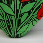 B  Kliban Cat Heart Accent Pillow Among The Red Roses Flowers 1970s 12  Flaws