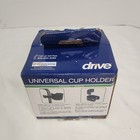 Drive Medical Universal Cup Holder Black For Walkers  Wheelchairs  Rollators New