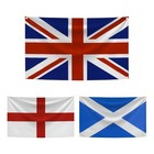 60x90cm Uk Union Jack Flag Polyester Printed Hanging Decoration Banner Uk