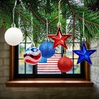 Ornaments Hanging Balls - 28 Pcs 4th Of July Independence Day Tree Patriotic