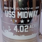Us Navy Uss Midway Cvb cva cv-41 Silver   White Mug
