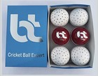 6 Cricket Ball Red white Swing Practice Dotted 156g Cricket Balls 2piece Balls 