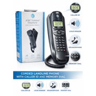 At t Tr1909 Trimline Corded Telephone     Slim Desk wall Phone