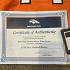Cody Latimer Game Used Broncos  Jersey Vs Raiders 12 28 2014