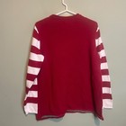 Ugly Christmas Sweater Womens Cat Santa Paws Knit Xmas Festive Holiday Red 2x