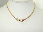 Antique Victorian Yellow Gold Filled 13  Fancy Bar Link Pocket Watch Chain 8 5g