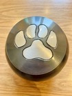 Paw Print Cremation Pet Urn Jar Memorial 4 Inch Tall Slate Gray - Brand New