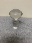 Vintage Clear Glass Large Bottle Stopper 