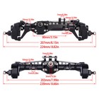 Aluminum Front   Rear Portal Axle Complete Set For 1 10 Rc Vanquish Phoenix F10