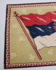 Servia Vintage Antique Tobacco Felt Flag Cigarette Cigar Early 1900s