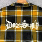 Snoop Dogg Supply Shirt Mens Xl Yellow Black Fleece Flannel Lounge 90s Rap Y2k