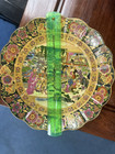 Japanese Satsuma Style Decorative Plate     Hand-painted Court Scene     Antique Rep