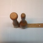 Antique Vintage Primitive Sewing Sock Darners 2 Pcs  Clothing Footwear  Repair