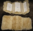Short 3 Piece Set Sheepskin Bridle Strap Pads Cover Horse Halters Grazing Muzzle