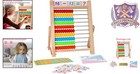Wooden Abacus 10-row Educational Toy Math Counting Beads Gift For Toddlers