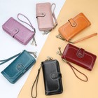 Rfid Blocking Womens Ladies Leather Long Wallet Card Holder Purse Handbag Clutch
