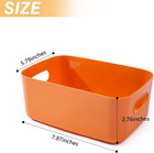7 Pcs 2 1 L Plastic Storage B-ins And Baskets For Efficient Home Classroom Organ