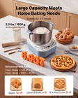 Vevor Dough Mixer 6 9 Quart Electric Dough Maker With Ferment Function