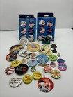 Mixed Lot Of 44 Pinback Pins Some Vintage