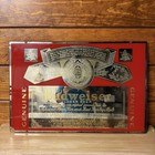 Vintage 1970   s Budweiser Beer Glass Gold Gilded Mirror Bar Sign 24    X 16   