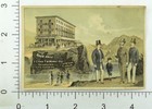 1870 s-80 s Rock Hall Fine Clothing Lake Mountains Building Men Top Hats P111