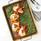 Nordic Ware Naturals Nonstick High-sided Half Sheet Oven Crisp Baking Tray