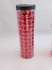 Starbucks 2019    hearts Love Valentine    16 Ounce Travel Tumbler   Holiday Red Cup