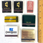 Los Gatos Ca Vtg 7 Matchbook Lot Live Oak 2nd Floor Veranda Carry Nation Steamer