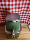 Vintage Sears Swing Away Ice Crusher Manual Hand Crank Avocado Green Retro 1950s