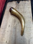 18th 19th Century 1700s 1800s Revolutionary War Era Large Powder Horn Dome Top
