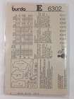 Burda Sewing Pattern 6302 Uncut Sz Misses 8-20 Jacket Coat Blazer Loose Double