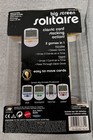 Radica Big Screen Solitaire 2 In 1 Handheld Game Mattel 2008 New Sealed Rare