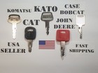  5  Equipment Keys  Cat  Caterpillar  John Deere  Kato  Komatsu  Bobcat   Case  
