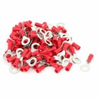 98pcs Rv1 25-6 22-16awg Gauge Electric Power Pre-insulated Ring Terminals Red   kd