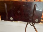 Vintage General Electric Model 521f Bakelite Tube Am Radio 1946 Art Deco 6lb 11 