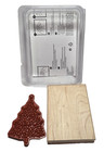 Stampin  Up  Star Tree Christmas Holiday Wood Mount Rubber Stamp - New 