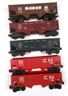  5  O Gauge Lionel Hopper Cars  lot 5995 