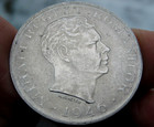 Nice   1946 Romania   100000 Lei Silver Coin    700 Silver   Au   Bu